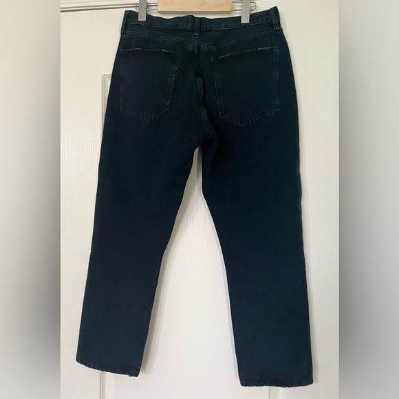 Agolde Riley High Rise Straight Crop Jeans - Size 30 - Picture 6 of 7
